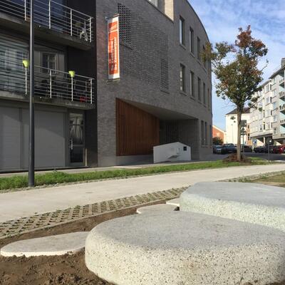 circulaire zitbanken duurzaam beton Gent