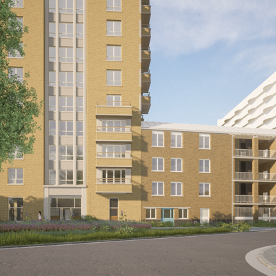 Nieuwe sociale woningen Saturnus