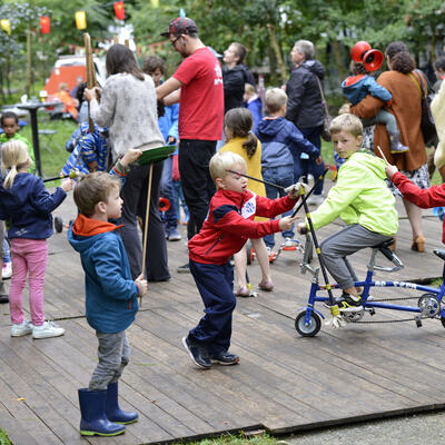 Een beeld van een van de vorige edities van Living in 't Park in Wondelgem