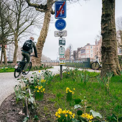 Onder meer de fietsonderdoorgangen in de fietsstraat Coupure kregen een vermelding in het juryrapport