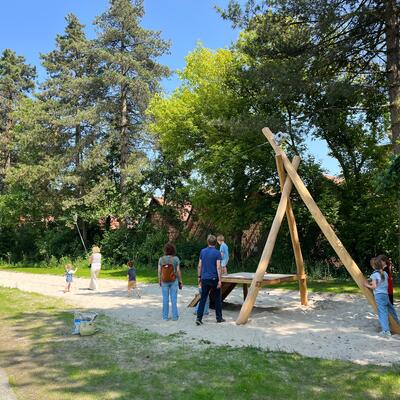 Het vernieuwde Duifhuispark in de stationsbuurt