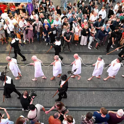De Stroppenstoet tijdens de Gentse Feesten van vorig jaar