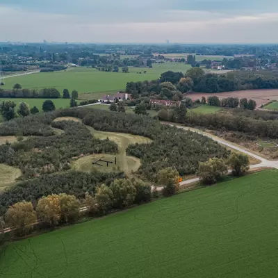 De nieuwe natuurbegraafplek in de Vinderhoutse Bossen