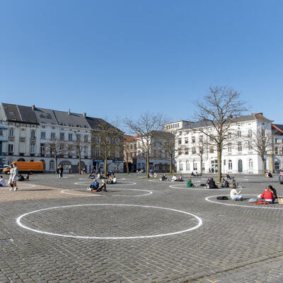 Cirkels op het Sint-Pietersplein