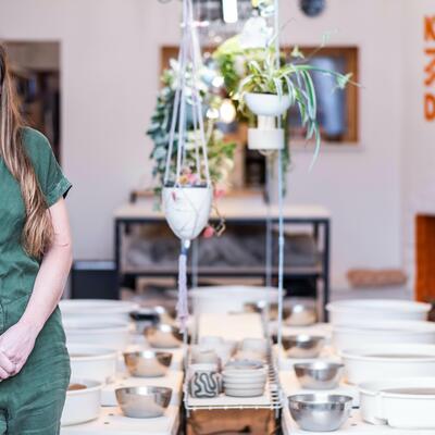 Emmanuelle maakte gebruik van het Starterscontract voor de opstart van Kleidok, haar pottenbakkersatelier