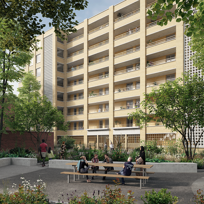 Nieuwe sociale woningen Nieuw Gent