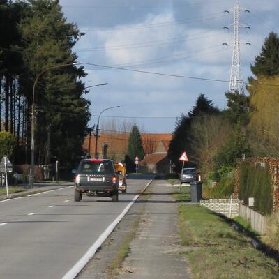 Halewijnstationstraat bestaande toestand