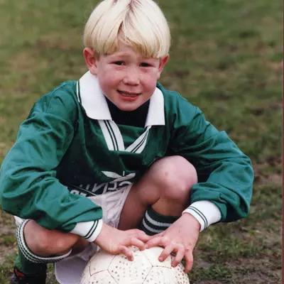 Kevin De Bruyne in shirt KVV Drongen - 1997