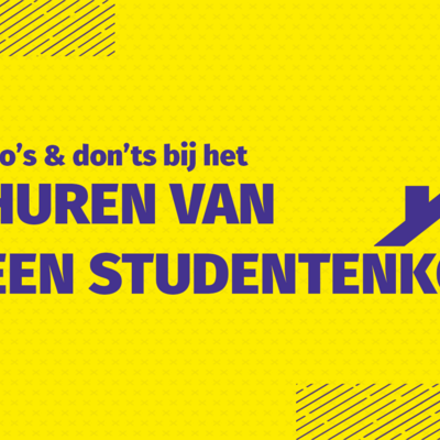 Tekst: huren van een studentenkot