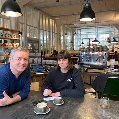 Charlene en Luk gingen samen in zee als businesspartners en runnen sinds 2017 WAY, een koffiebedrijf in Gent met grootste plannen