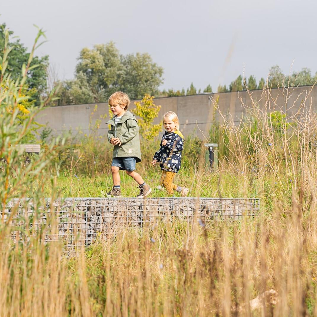 Kinderen in Victoria Regiapark Gent