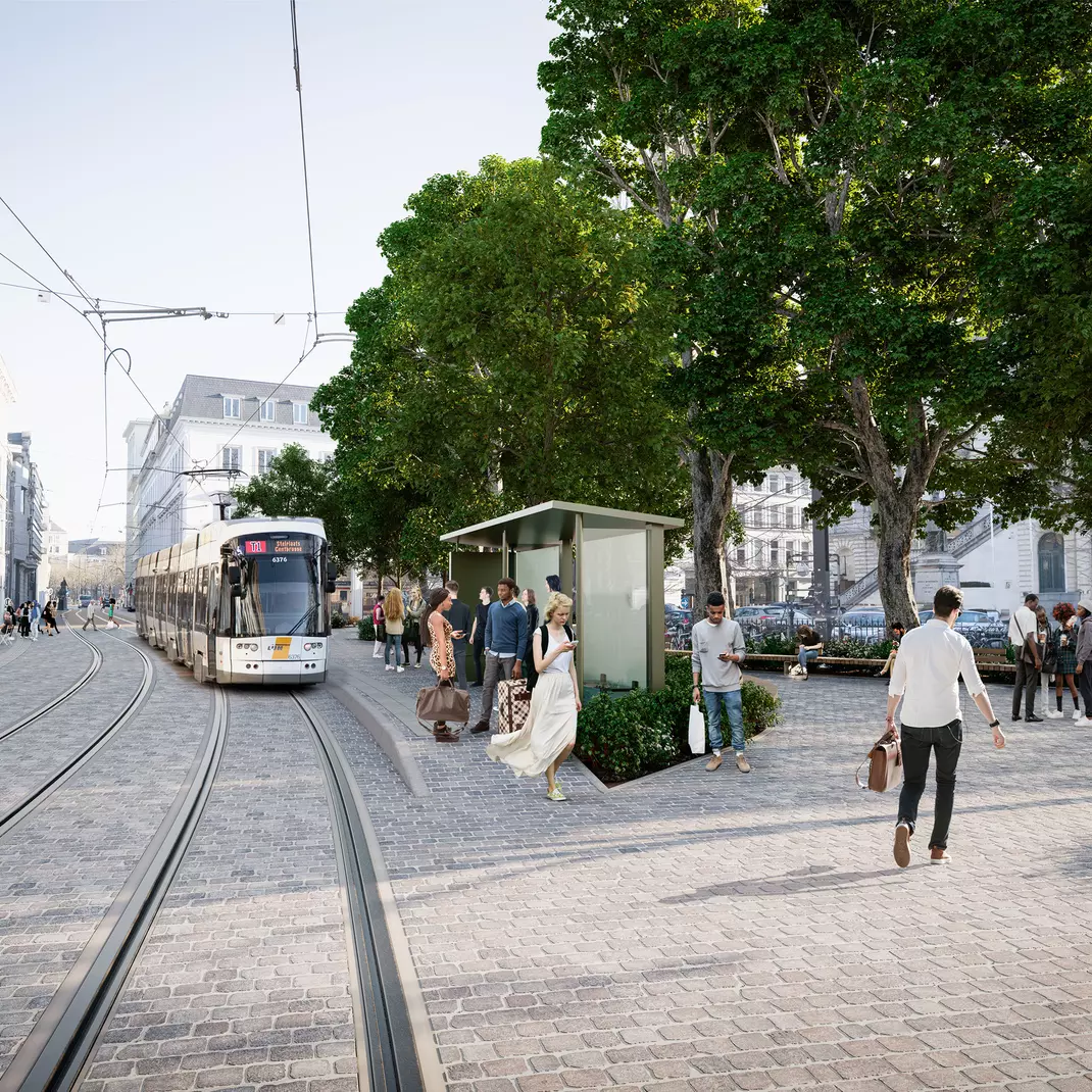 Project Petercelle-as_ 3D-simulatie toekomstbeeld Koophandelsplein