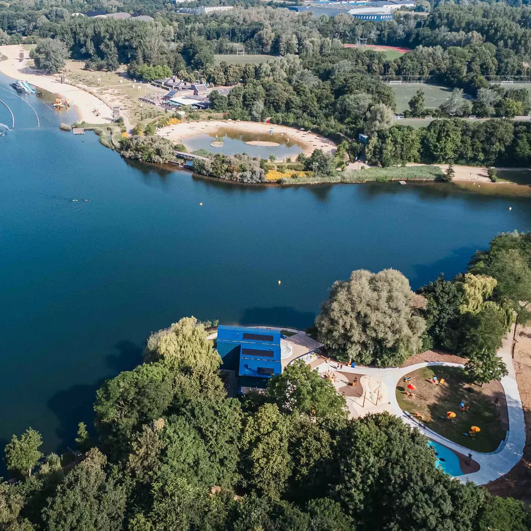 Blaarmeersen luchtfoto