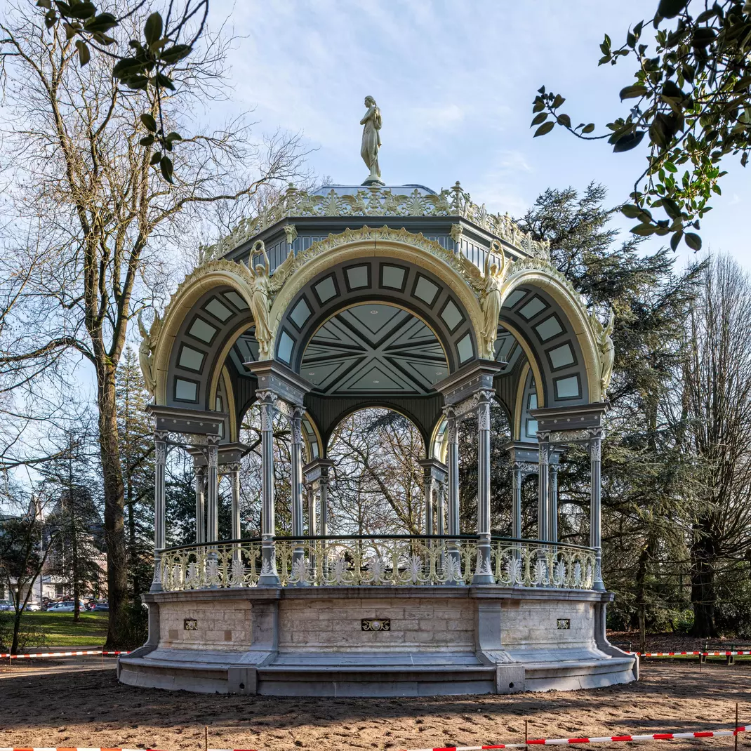 de kiosk na de restauratie