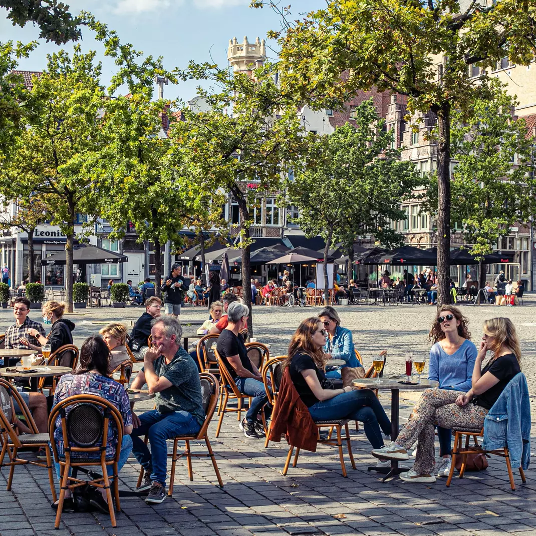 Terras Vrijdagmarkt