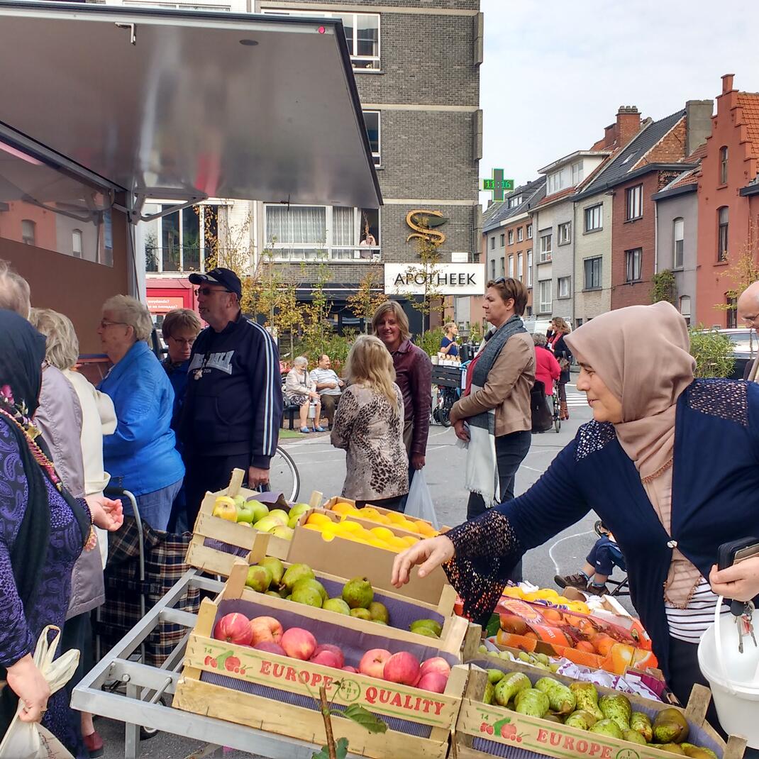 Boerenmarkt op het Heilig Hartplein