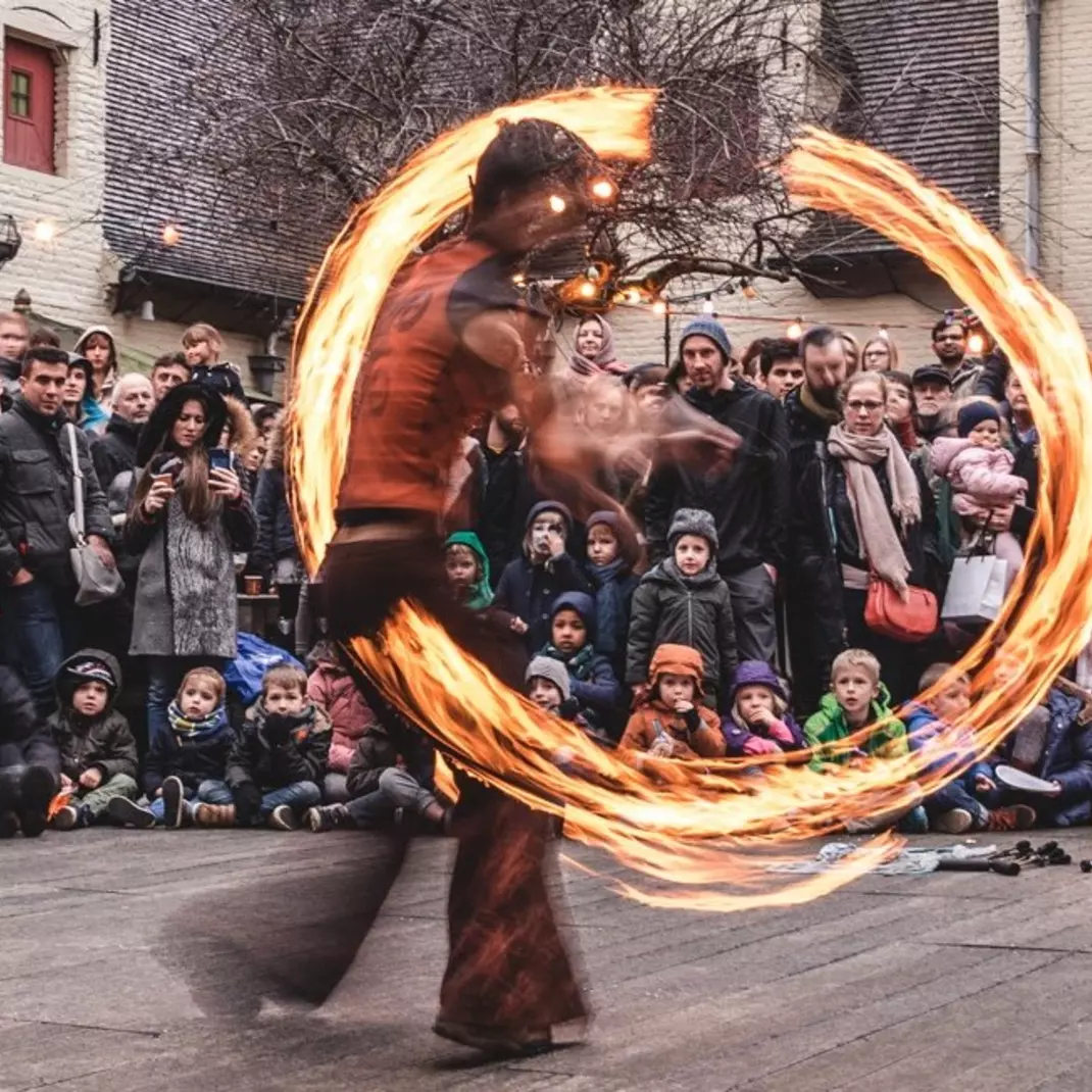 Vuurshow Gentse Feesten Huis van Alijn