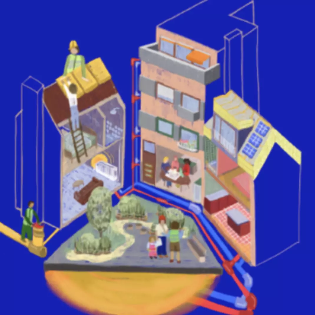 Wie verwarmt de stad expo