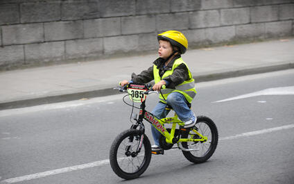 Kind met fiets