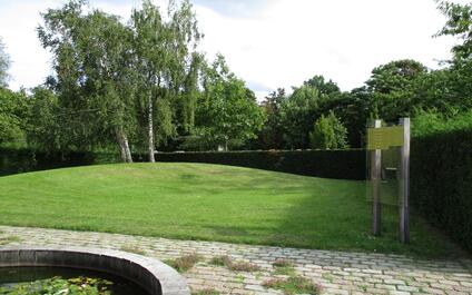 grasveldje op de begraafplaats van Gentbrugge waar de as van overledenen kan uitgestrooid worden
