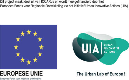 Dit project maakt deel uit van ICCARus en wordt mee gefinancierd door het initiatief Europees Fonds voor Regionale Ontwikkeling via het initiatief Urban Innovative Actions (UIA)