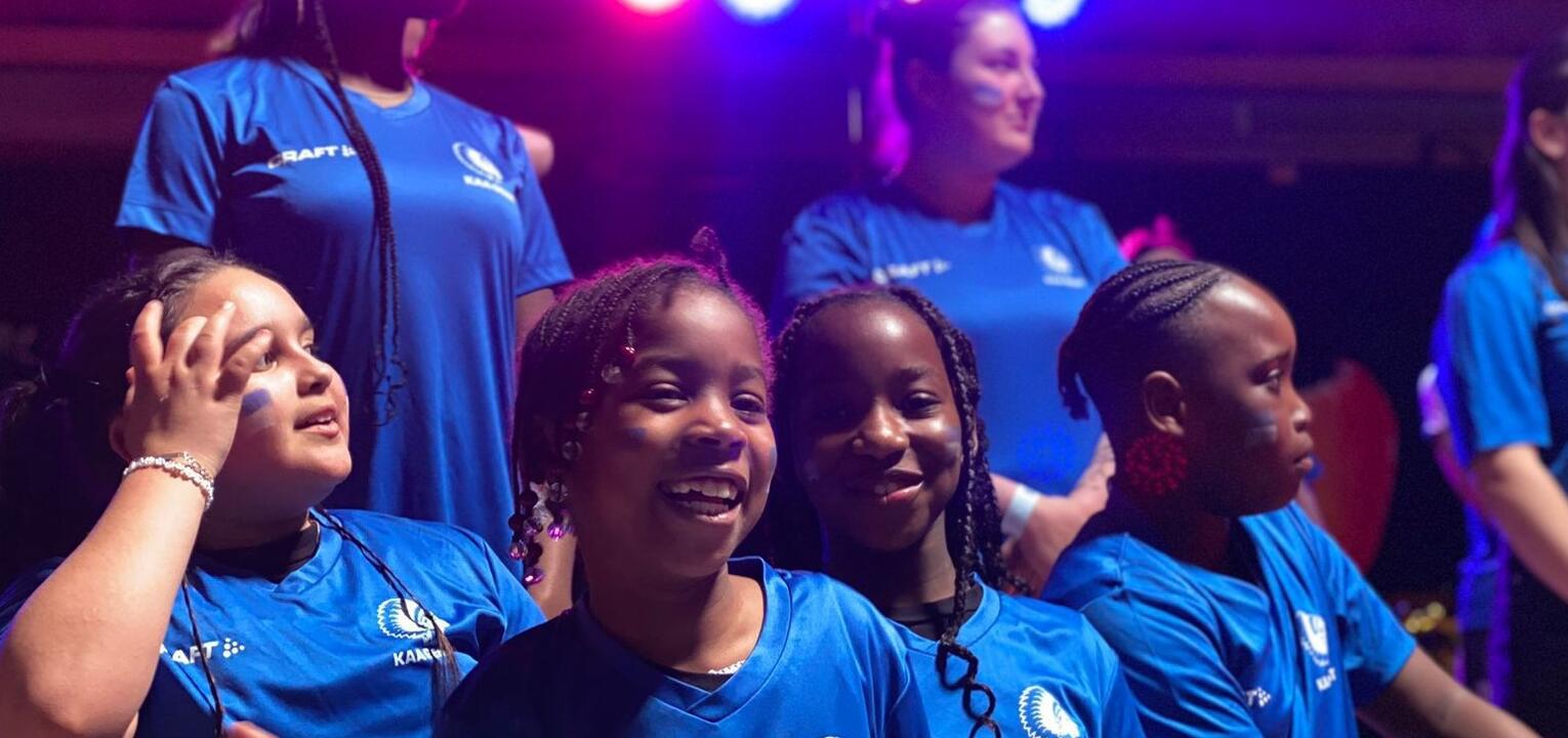 De kinderen van de Buffalo Dance Academy uit Nieuw Gent staan vandaag twee keer op het podium, op twee verschillende pleinen