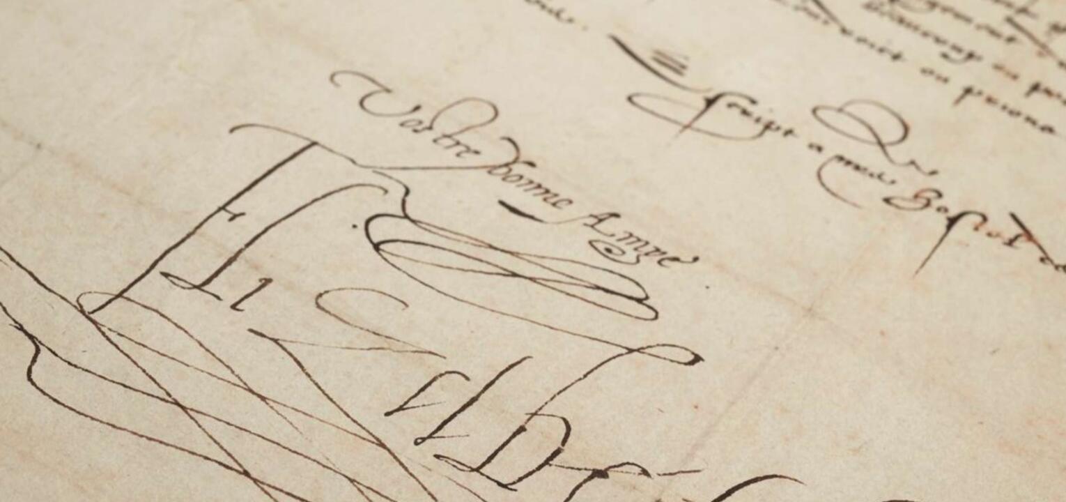 De brief van Queen Elizabeth I (1533-1603) aan Jan van Hembyse, voorschepen van de keure van Gent, gedateerd 30 december 1578