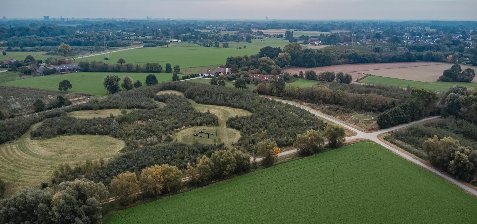 De nieuwe natuurbegraafplek in de Vinderhoutse Bossen