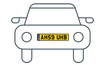 vehicle with a foreign numberplate 