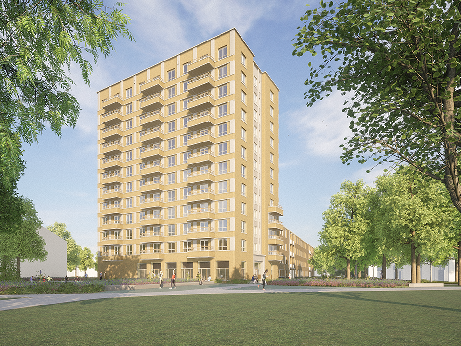 Nieuwe sociale woningen Saturnus