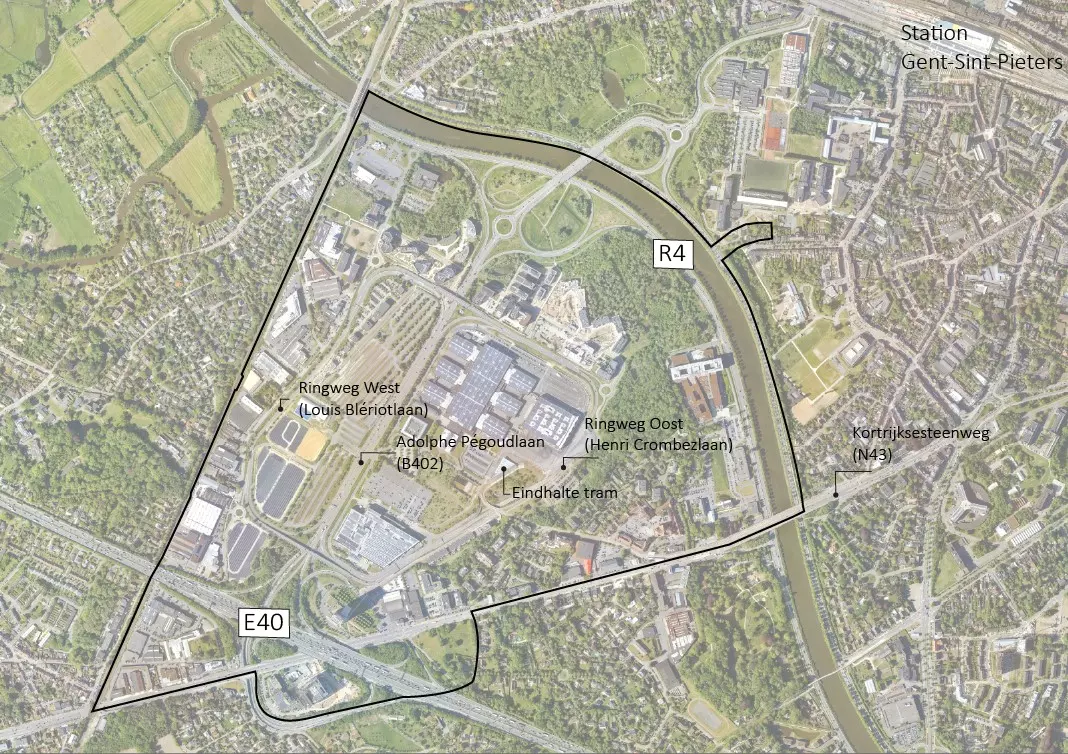 RUP 180 The Loop  - situering