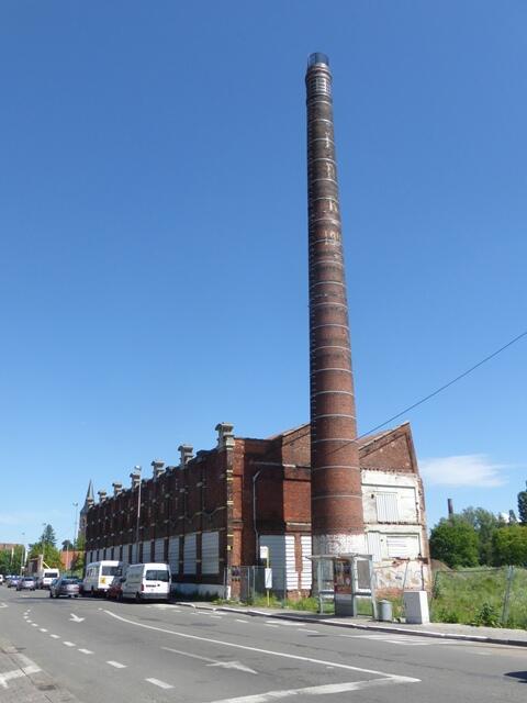 Oude fabrieksgebouw Filature du rabot