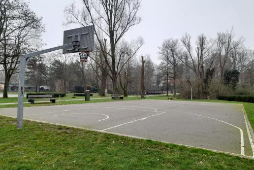 Outdoor basketbalveld